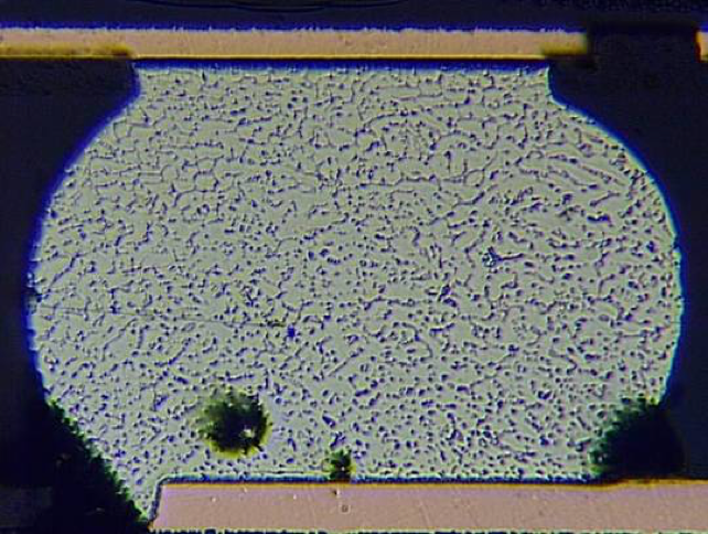 solder ball cross section